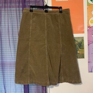 corduroy midi skirt <3